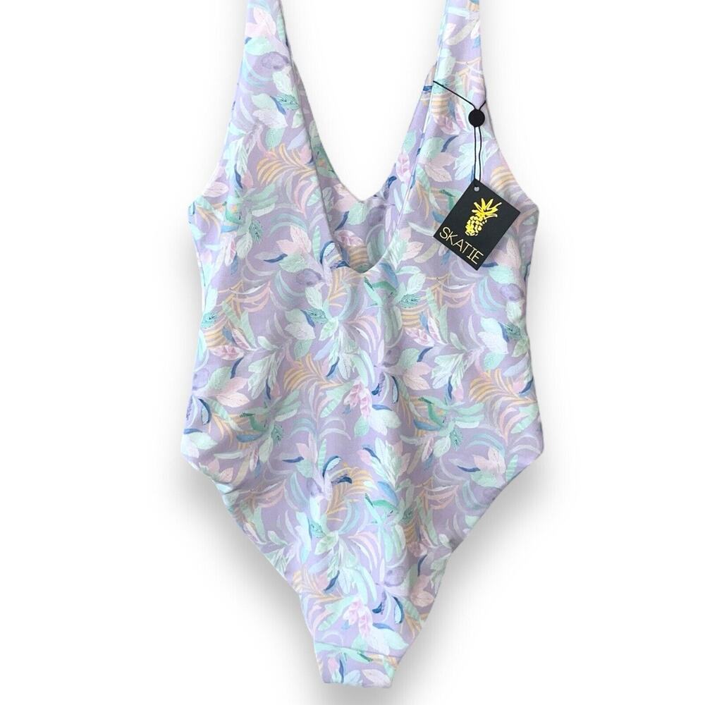 Skatie One Piece Mariposa Amanda Swimsuit Bathing Suit Beach NWT Size X-small - Picture 2 of 7